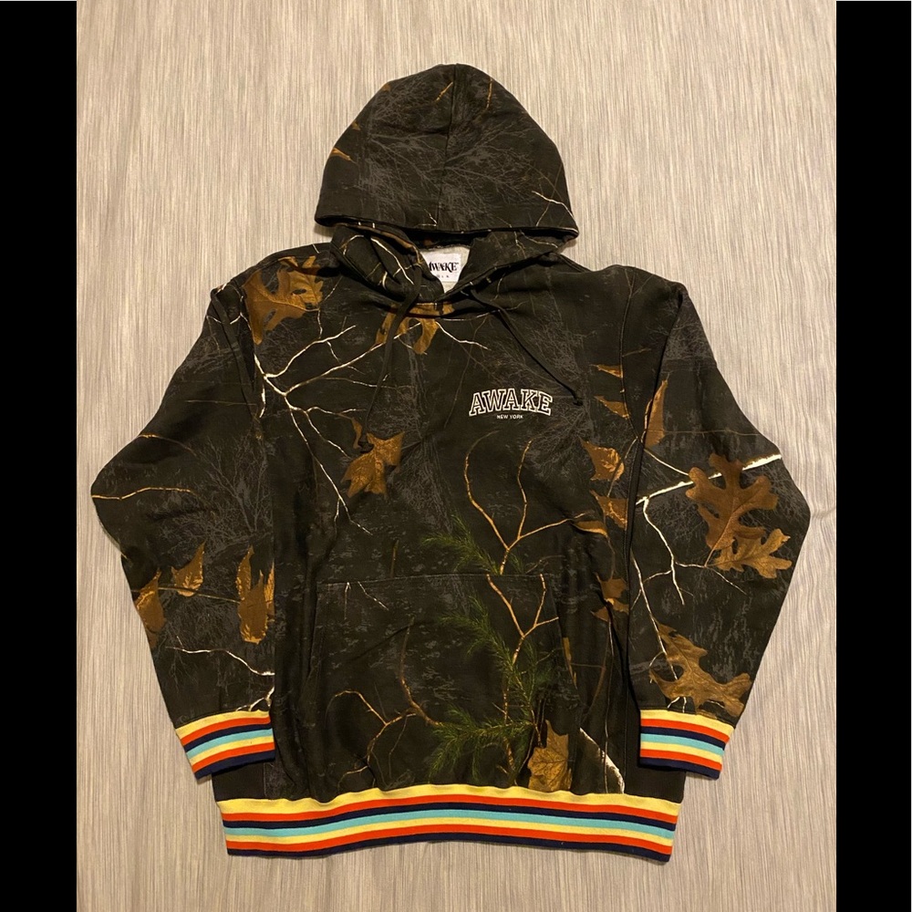 Awake Camo Hoodie Stripes